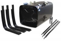 Бак топливный в сборе 170л. 950*400*490 (дл*выс*шир) с топливозаборником, низкая горловина, полуоборотная крышка / КМЗ - фото