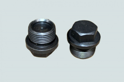 фото пробка резьбов. (теплообменник)  (m22x1.50) (isbe) dvmark 3915787 